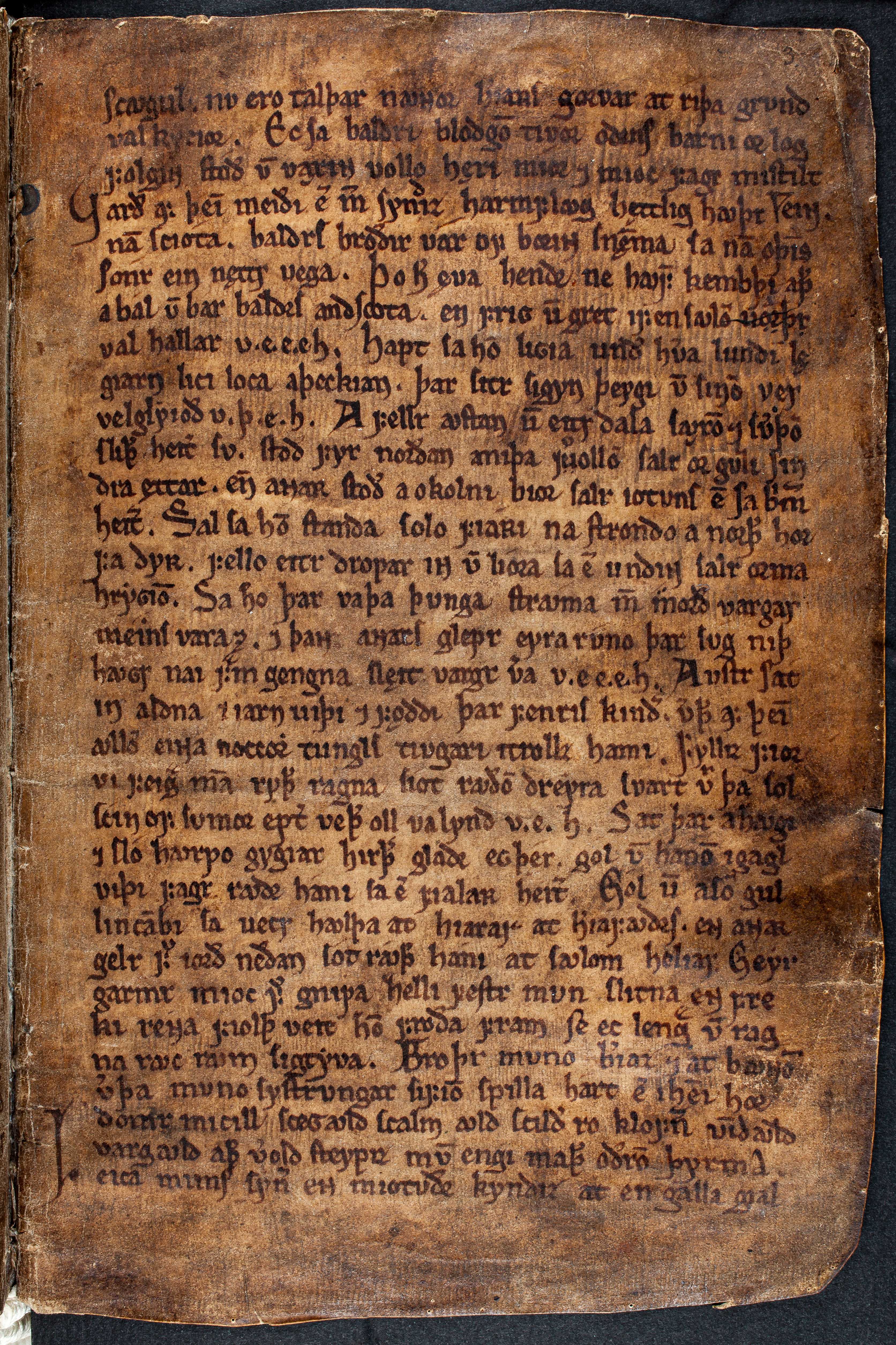 Image of Codex Regius, 13th-century Icelandic manuscript